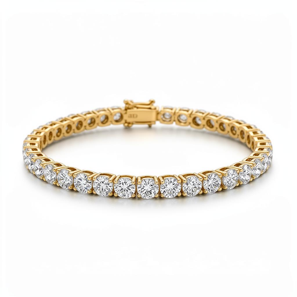 Lab Diamond Tennis Bracelet