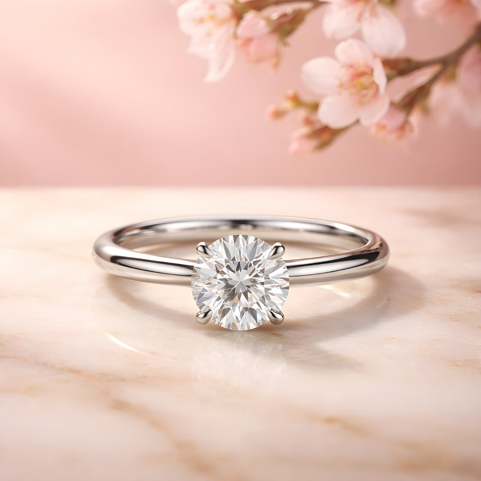 1 Carat Solitaire Ring
